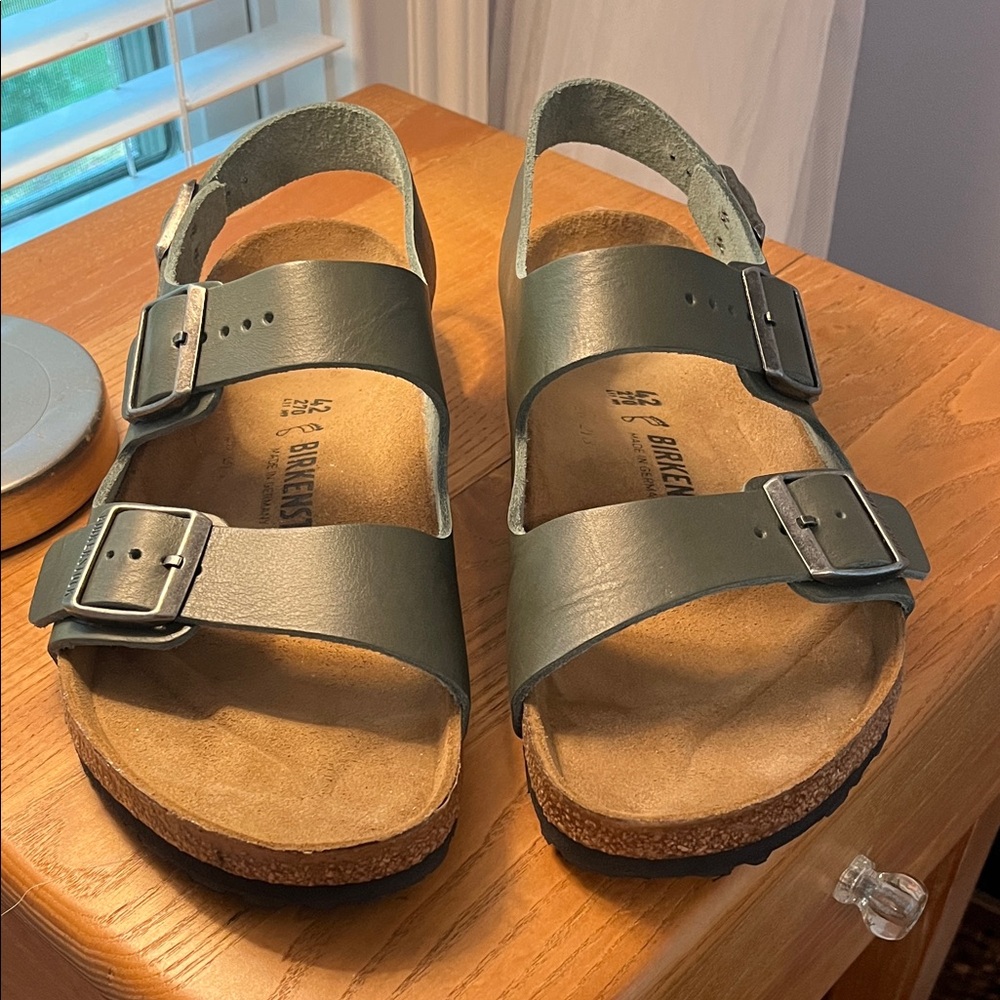 Never worn Milano Birkenstocks!